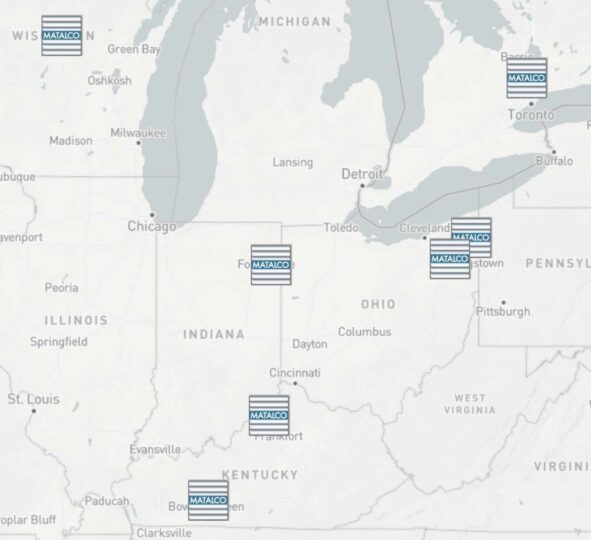 Metalco Locations Map